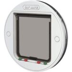 Door Pet Mate 28,3 cm Crystal Circular White Cat Flap